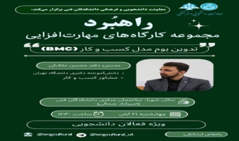 مجموعه کارگاه‌های مهارت افزایی: راهبرد - تدوین بوم مدل کسب و کار (BMC)